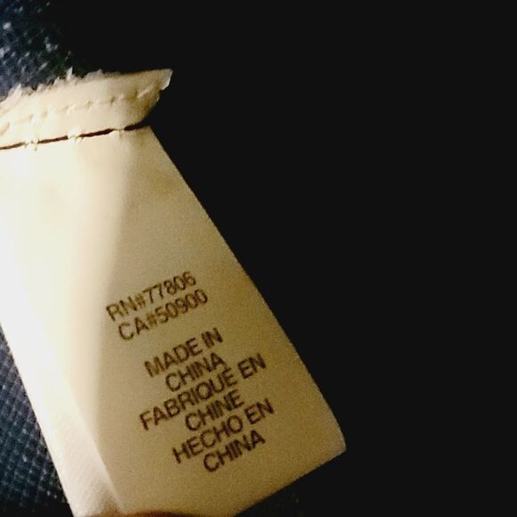 Tommy Hilfiger Talia Daisy Red White Blue Reversible Tote 18 x 12 - Picture 5 of 8